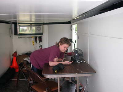 Young Kevan In The Packet/ATV Trailer